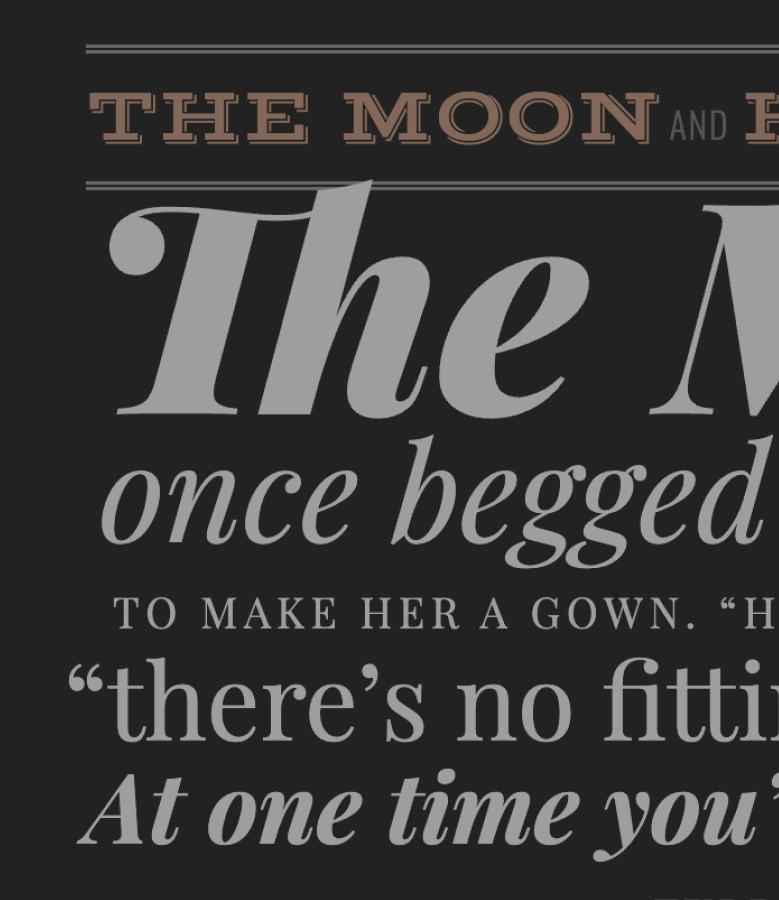 Google Fonts typography project